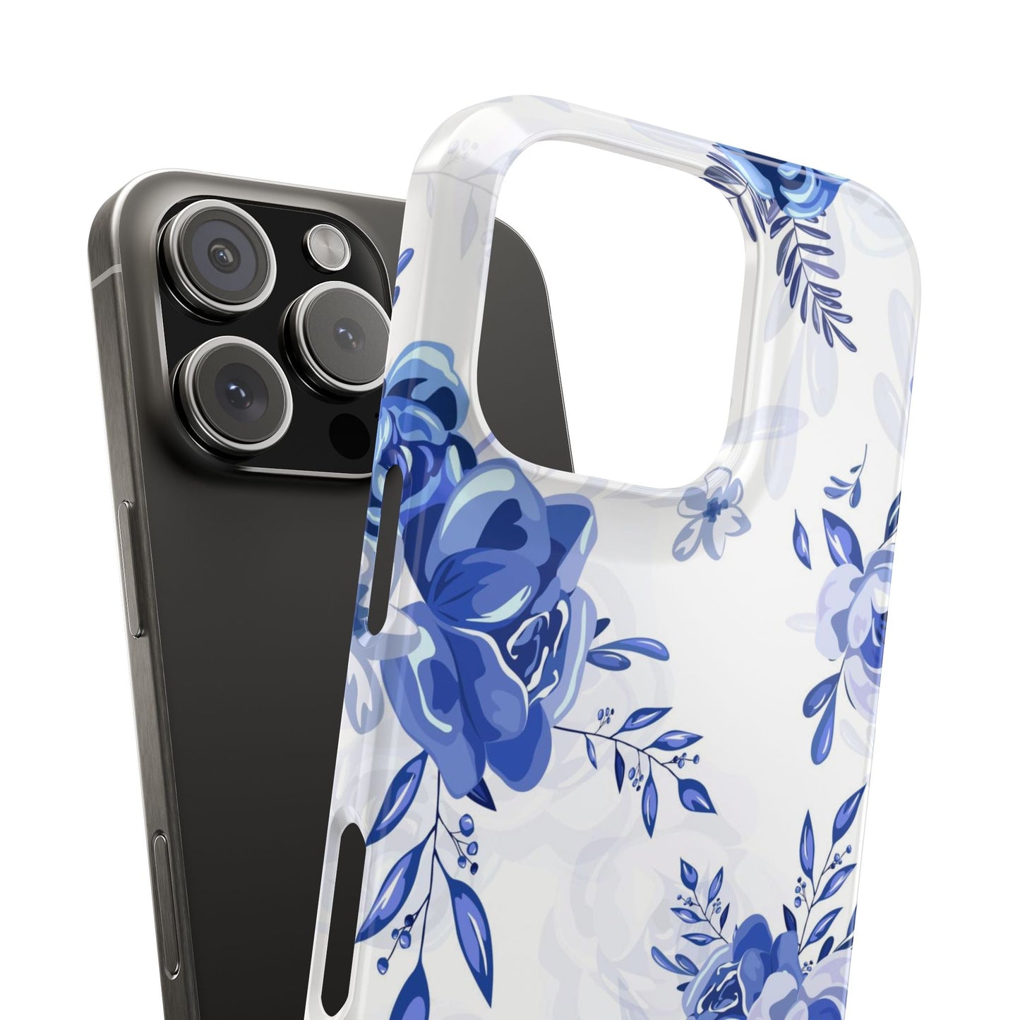 French Blue and White Toille, Slim Phone Cases, Case-Mate IPHONE16 and all sizes