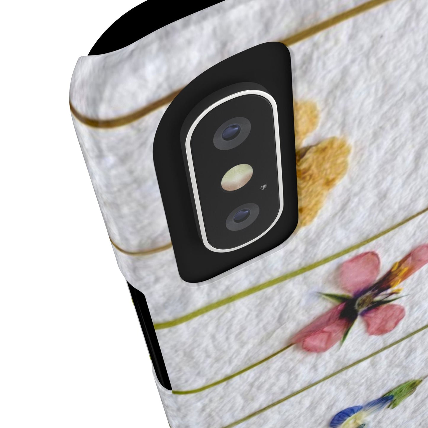 Dried Wild Pink and Purple Flower Image on Paper, Floral Slim Phone Cases, Case-Mate IPHONE16 and all sizes