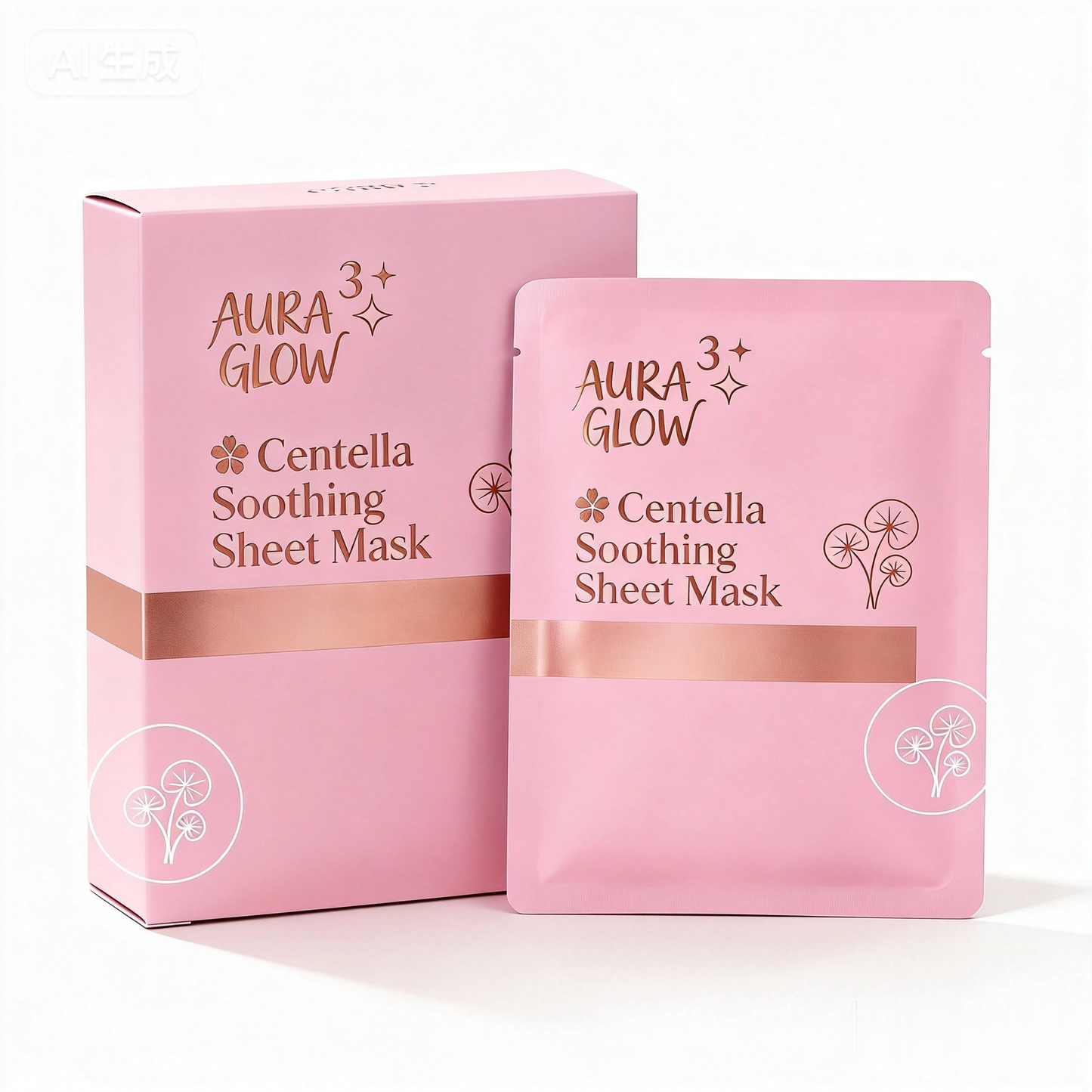 Aura Glow Centella Sheet Mask | Lightweight Face Mask for Daily Skin Comfort