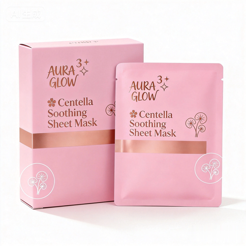 Aura Glow Centella Sheet Mask | Lightweight Face Mask for Daily Skin Comfort