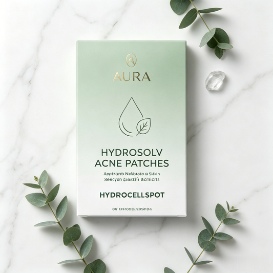 AURA Hydrosolv Hydrocolloid Patches | Invisible Ultra-Thin Spot Cover for Daily Skin Comfort